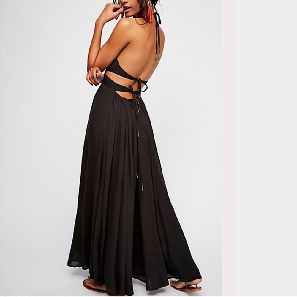 NWT Free people black Lille dress